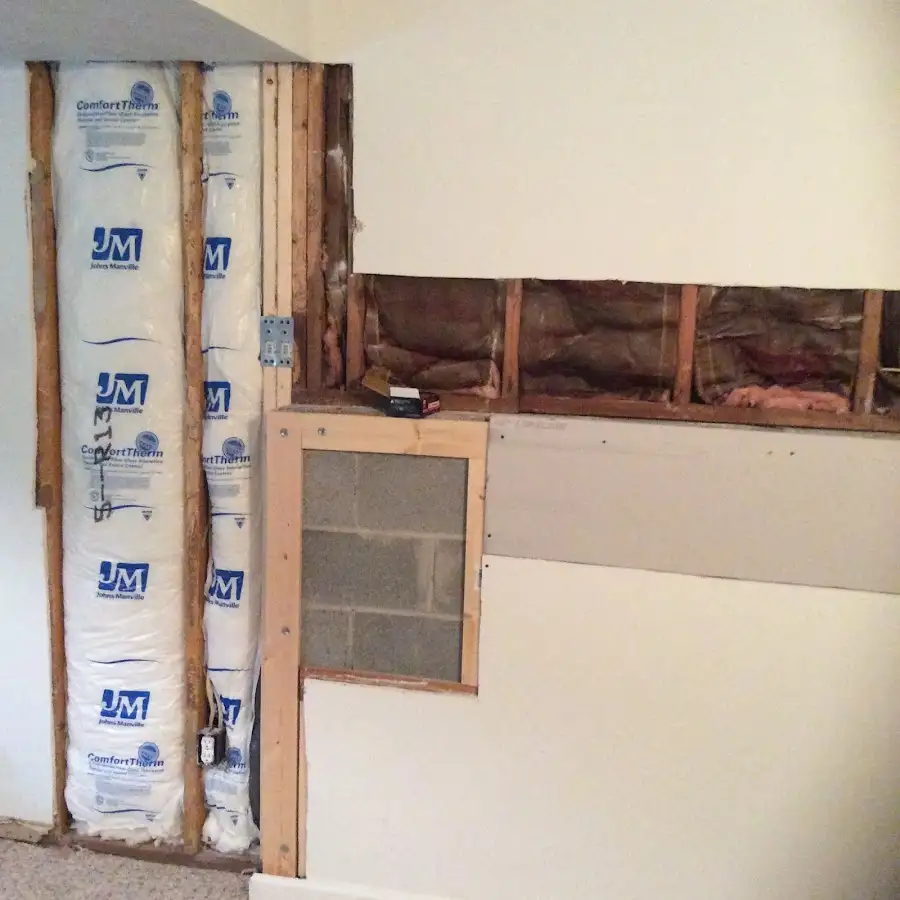 Wall insulation replacement during Odor Removal & Deodorization in Palmer